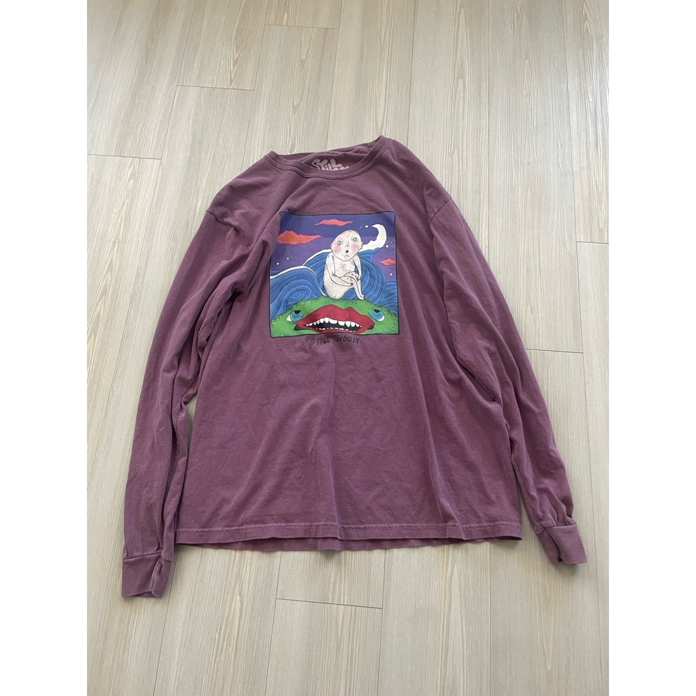 Still Woozy Men's Long Sleeve in Plum